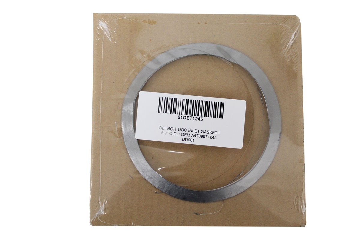 DETROIT DOC INLET GASKET | 5-29/32" O.D. | OEM A4709971245 DD001 INDIVIDUALLY PACKAGED
