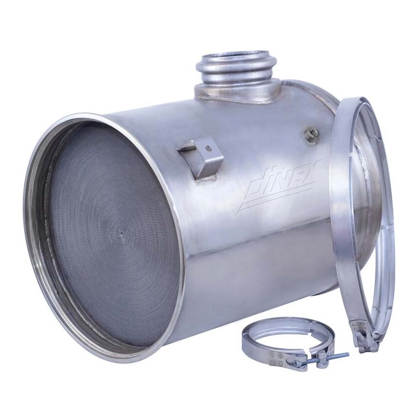 International Maxxforce Diesel Oxidation Catalyst Aftertreatment Device Inlet With Clamps.