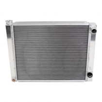 Chevrolet Aluminum Double Pass Two Row Racing Performance Radiator Front.