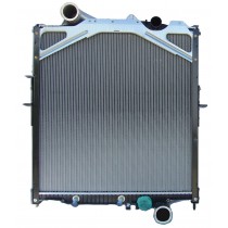 Volvo Complete Cooling Pack Radiator Charge Air Cooler Condenser VN Series Front View. 