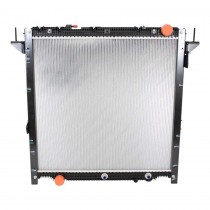Freightliner Framed Radiator 2017 And Newer Cascadia Front View. 