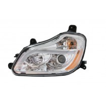 Kenworth T680 LED Headlights 2015 Model Year Driver Side View. 