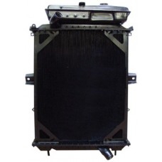 Kenworth 4 Row Both Together 2006 & Newer T600 Radiator Front View. 