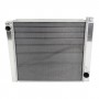 Chevy Aluminum Two Row Single Pass Racing Radiator Front.