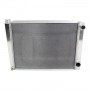 Chevy Aluminum Two Row Double Pass Racing Radiator Front.