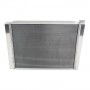 Chevy Aluminum Two Row Double Pass Racing Radiator Back.