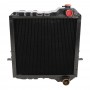 Case IH New Holland Radiator No Oil Cooler Front View. 
