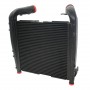 Rear image of Peterbilt charge air cooler.