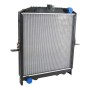 Nissan Radiator With Frame 2005-2007 UD Trucks Angled View. 