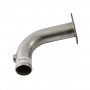 Kenworth W900L Detroit Series Engine Stainless Steel Lower Coolant Tube Top.