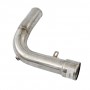 Peterbilt Lower Stainless Steel Coolant Tube Side View.