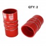 Three Inch By Six Inch Silicone Hump Hose Quantity Two.