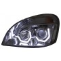 Freightliner Cascadia LED Light Bar Headlight Assembly Driver Side View. 