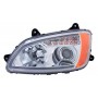 Kenworth T660 LED Bar Headlight Assembly Driver Side View. 