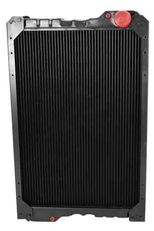 Case IH Tractor Radiator Front View. 