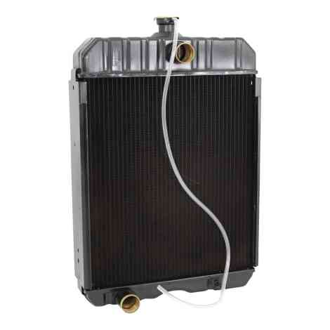 International Tractor 460 560 Gas Diesel Radiator Angled View. 