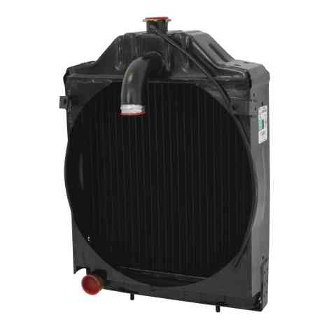 Case IH Tractor Radiator Angled View. 