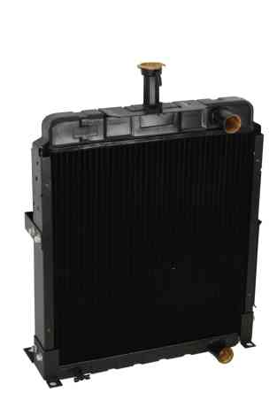 Case IH Diesel Tractor Radiator Angled View. 