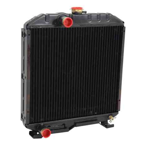 Ford New Holland Tractor With Oil Cooler Radiator Angled View. 