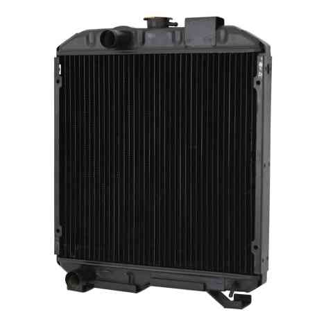 New Holland Tractor Radiator SBA310100630 Radiator Angled View. 