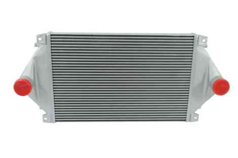 Volvo Cab With Detroit 60 Series Engine Charge Air Cooler Front.