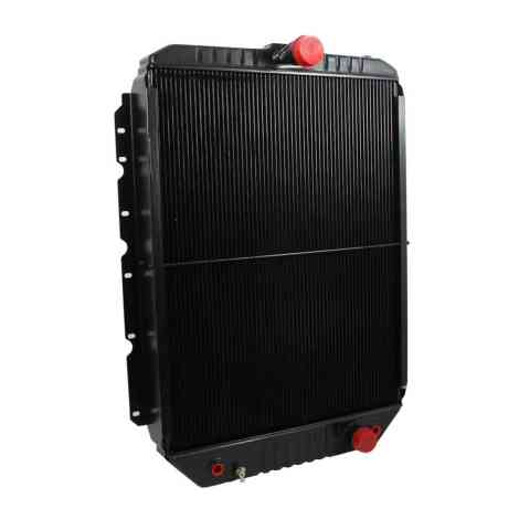 Bluebird Bus Radiator Full Core With Oil Cooler Front Angle.