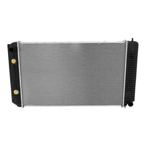 Chevy GM 2003-2007 Topkick Engine Radiator Front View. 