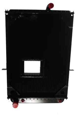 Mack 2000-2007 LE600 Sanitation Truck Radiator Front View. 