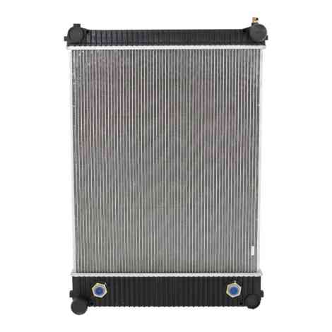 Freightliner 1999-2004 School Bus Mercedes Cummins Engine Radiator Front View. 