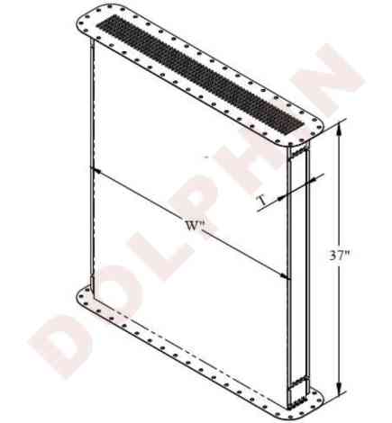 Freightliner HD 5 row radiator core