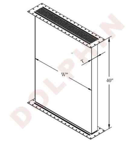KENWORTH HD 5-ROW RADIATOR CORE