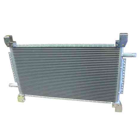 White Conventional Cab Volvo Condenser.