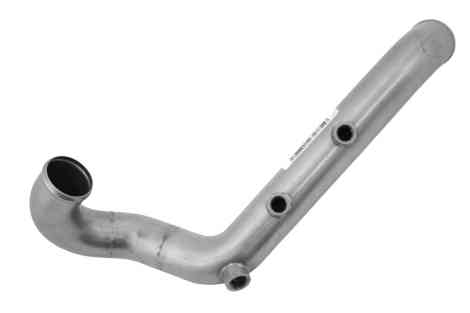 Lower Freightliner FLD PTR DDS60 Stainless Steel Coolant Tube.