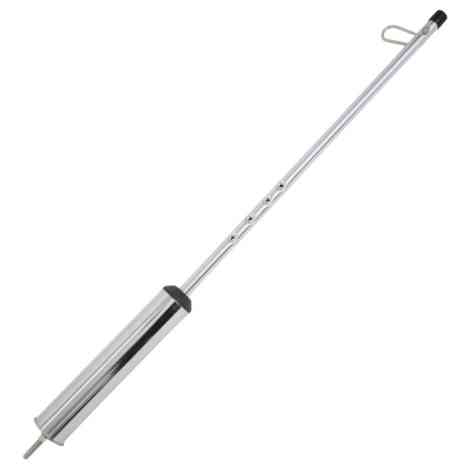  UNIVERSAL BRAKE HOSE TENDER POGO STICK WITH CLIP | CHROME 40"