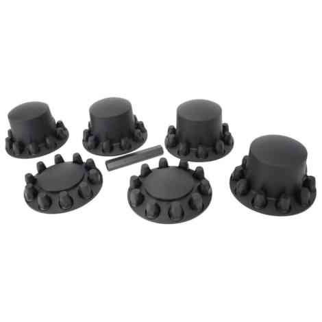 33mm black hub cover set 870115